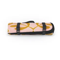 Sewzinski Boho Florals Yellow White Pink Picnic Blanket - Deny Designs