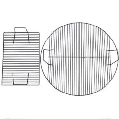 Sunnydaze Decor Sunnydaze Outdoor Camping Or Backyard Steel Adjustable Cooking Grilling Fire Pit BBQ Stake With 2 Swivel Swing Grates -Camping Equipment Series GUEST e22197ca da58 4add a917 b872a3090f71