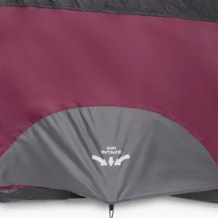 CORE 40072 Spacious 11 Person Family Outdoor Camping Cabin Tent With Screen Room, Rain Fly, Ground Stakes, And Carrying Bag - Red -Camping Equipment Series GUEST e400e862 9981 4d00 bfc0 5a52596bf7ec