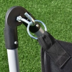 Costway Black Portable Folding Hammock Lounge Camping Bed Steel Frame Stand W/Carry Bag -Camping Equipment Series GUEST e4e6f2e4 9dda 40e3 aa12 291fa3b9993e