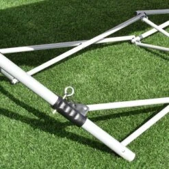 Costway Red Portable Folding Hammock Lounge Camping Bed Steel Frame Stand W/Carry Bag -Camping Equipment Series GUEST e906015c bf18 4c23 b3f4 d068e534d022