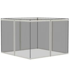 Outsunny Universal Replacement Mesh Sidewall Netting For Patio Gazebos And Canopy Tents With Zippers, (Sidewall Only) -Camping Equipment Series GUEST eab6c4b9 021a 48af 9e7f 4b9b75d154a9