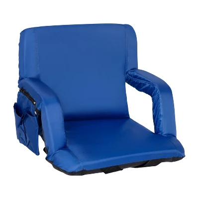 Flash Furniture Portable Lightweight Reclining Stadium Chair With Armrests, Padded Back & Seat With Dual Storage Pockets And Backpack Straps 16 Flash Furniture Portable Lightweight Reclining Stadium Chair With Armrests, Padded Back & Seat With Dual Storage Pockets And Backpack Straps - Image 16