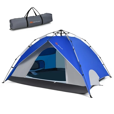 Costway 4 Person Instant Pop-up Camping Tent 2-in-1 Double-Layer Waterproof Tent 10 Costway 4 Person Instant Pop-up Camping Tent 2-in-1 Double-Layer Waterproof Tent - Image 10