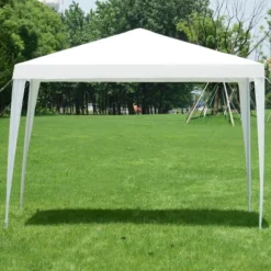 Tangkula Canopy Tent BBQ Shelter Pavilion Folding Gazebo Wedding Party Camping