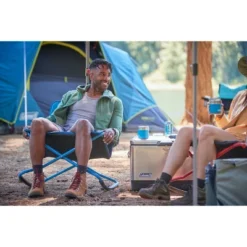 Coleman Cross Rocker Outdoor Portable Chair - Deep Ocean -Camping Equipment Series GUEST f4164e55 2aba 4a93 9d80 cf124d6dfc48