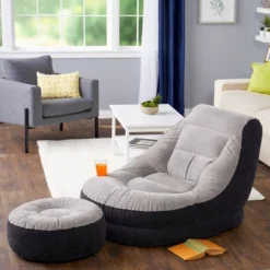 Intex 68564E Inflatable Ultra Lounge Chair With Cup Holder And Ottoman Set, Gray 6 Intex 68564E Inflatable Ultra Lounge Chair With Cup Holder And Ottoman Set, Gray -Camping Equipment Series GUEST f4216bb1 cab1 4347 8fc8 599198d9e67d