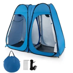 Costway Outdoor 7.5FT Portable Pop Up Shower Privacy Tent Dressing Changing Room Camping -Camping Equipment Series GUEST f5a6b2eb dac0 4ced 8be5 a77576c7c192
