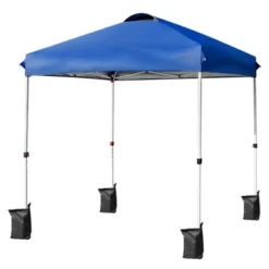 6x6 FT Pop Up Canopy Tent Camping Sun Shelter W/ Roller Bag -Camping Equipment Series GUEST f6b8036d 7f91 4267 9290 28410ebb30df
