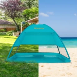 Alvantor Outdoor Instant Pop Up Sun Shade Canopy 2 People Beach Shelter Tent Turquoise -Camping Equipment Series GUEST f704b565 ee0e 4a5d 8a4e a322ed1358bd