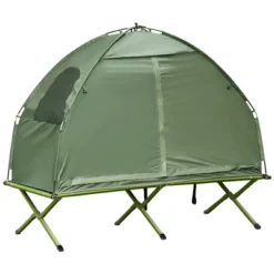 Outsunny Camping Tent Cot, Single Person Folding Cot Combo, Off-Ground Tent, Covered Outdoor Bed With Carry Bag For Hiking, Camping -Camping Equipment Series GUEST f7f4a170 259d 497a 840d 84b12f94d92f