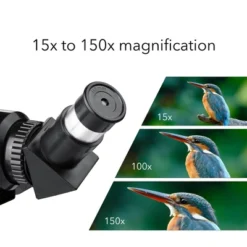 Dartwood Astronomical Telescope - 360° Rotational Telescope - Multiple Eyepieces Included For Different Zoom (Black/White) -Camping Equipment Series GUEST f98048a1 91cf 43da 85be f8867b2c87a5