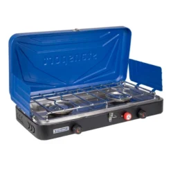 Stansport Double Burner Propane Stove Blue -Camping Equipment Series GUEST fa539c80 29b2 4f09 9cf6 9a38f31222c7
