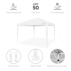 Best Choice Products 10x10ft Pop Up Canopy Outdoor Portable Adjustable Instant Gazebo Tent W/ Carrying Bag -Camping Equipment Series GUEST fc56a859 8c4f 4cbd b5fe e315921e486d