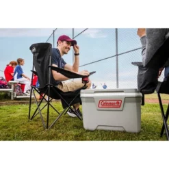 Coleman Quad Portable Camping Chair With Built-In Cooler - Black -Camping Equipment Series GUEST fdb5dea6 91c7 49c0 babf 248e45a8cb9d