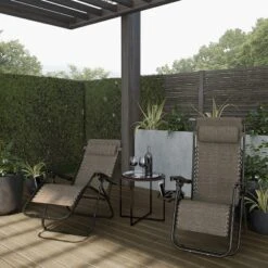 Set Of 2 Zero-Gravity Chairs