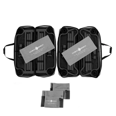 Disc-O-Bed X Large Cam-O-Bunk 2 Person Bench Bunked Double Bunk Bed Cot With 2 Side Organizer And Carrying Bags For Camping Trips, Grey 3 Disc-O-Bed X Large Cam-O-Bunk 2 Person Bench Bunked Double Bunk Bed Cot With 2 Side Organizer And Carrying Bags For Camping Trips, Grey - Image 3