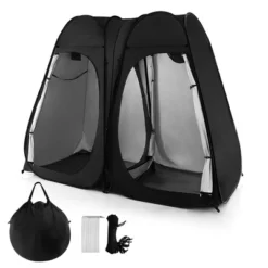 Costway Outdoor 7.5FT Portable Pop Up Shower Privacy Tent Dressing Changing Room Camping -Camping Equipment Series GUEST ff68fbf5 7de9 4f31 b406 6a8feb99030f