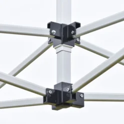 Outsunny 10'x20' Aluminum Pop Up Canopy Folding Instant Shelter Party Tent With Wheeled Bag, Thicker Tube, Ground Stakes For Patio Backyard -Camping Equipment Series GUEST ff7b1395 b2e0 40d6 a2e0 00038e01419f